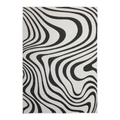 Buiten Vloerkleden|Buiten Vloerkleden-Interieur05 Buitenkleed Swirl Zwart - 290 x 200 cm