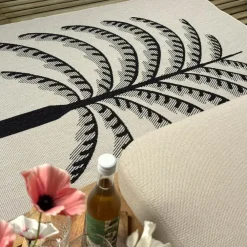 Buiten Vloerkleden|Buiten Vloerkleden-Interieur05 buitenkleed zwart/wit Breeze - 340 x 240 cm