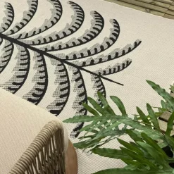 Buiten Vloerkleden|Buiten Vloerkleden-Interieur05 buitenkleed zwart/wit Breeze - 340 x 240 cm
