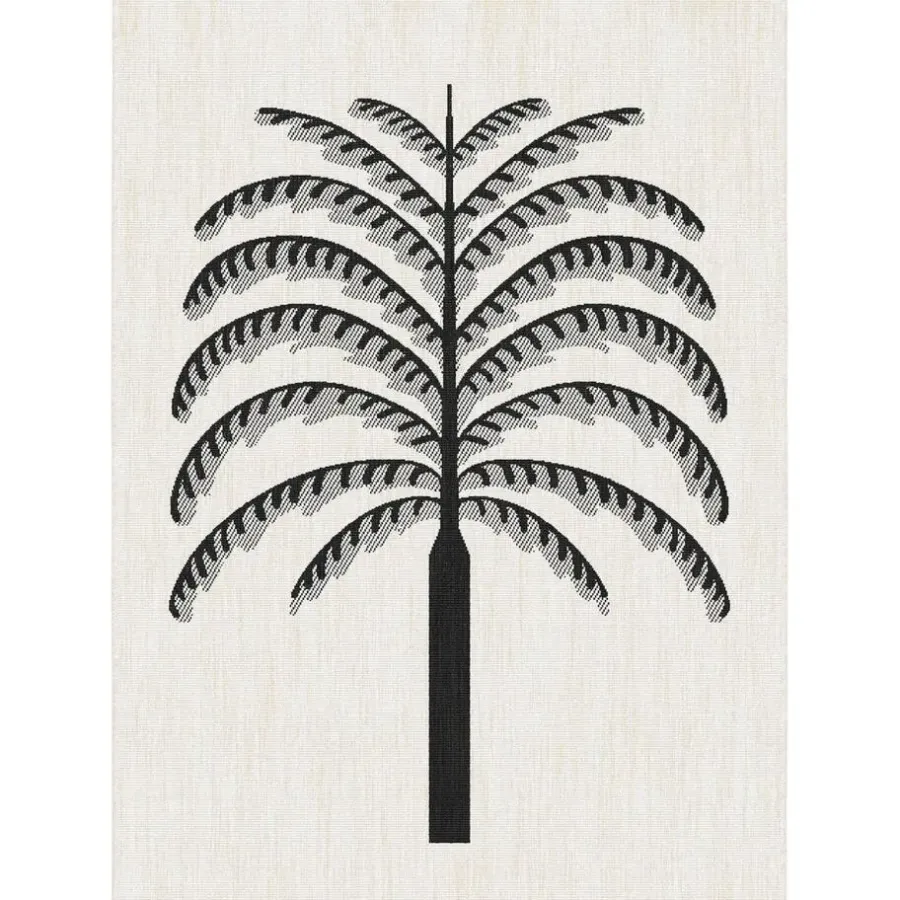 Interieur05 buitenkleed zwart/wit Breeze - 290 x 200 cm