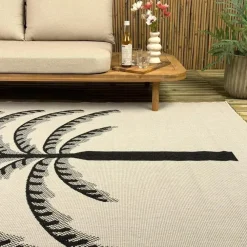 Interieur05 buitenkleed zwart/wit Breeze - 290 x 200 cm