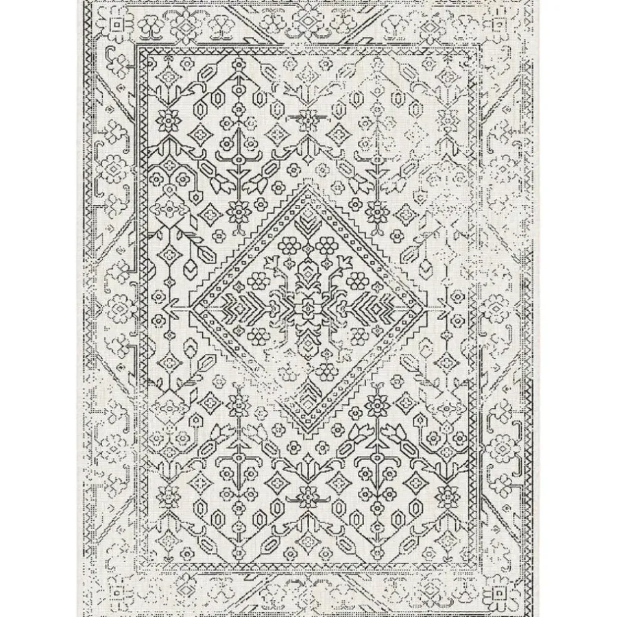Buiten Vloerkleden|Buiten Vloerkleden-Interieur05 buitenkleed zwart/wit Nova - 340 x 240 cm