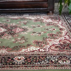 Interieur05 Eva Interior vintage Vloerkleed nain Perzisch Groen - 320 x 235 cm