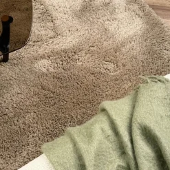 Interieur05 hoogpolig vloerkleed Furr bruin - 160 x 230 cm