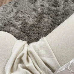 Interieur05 Hoogpolig vloerkleed Nika Antraciet - 160 x 230 cm
