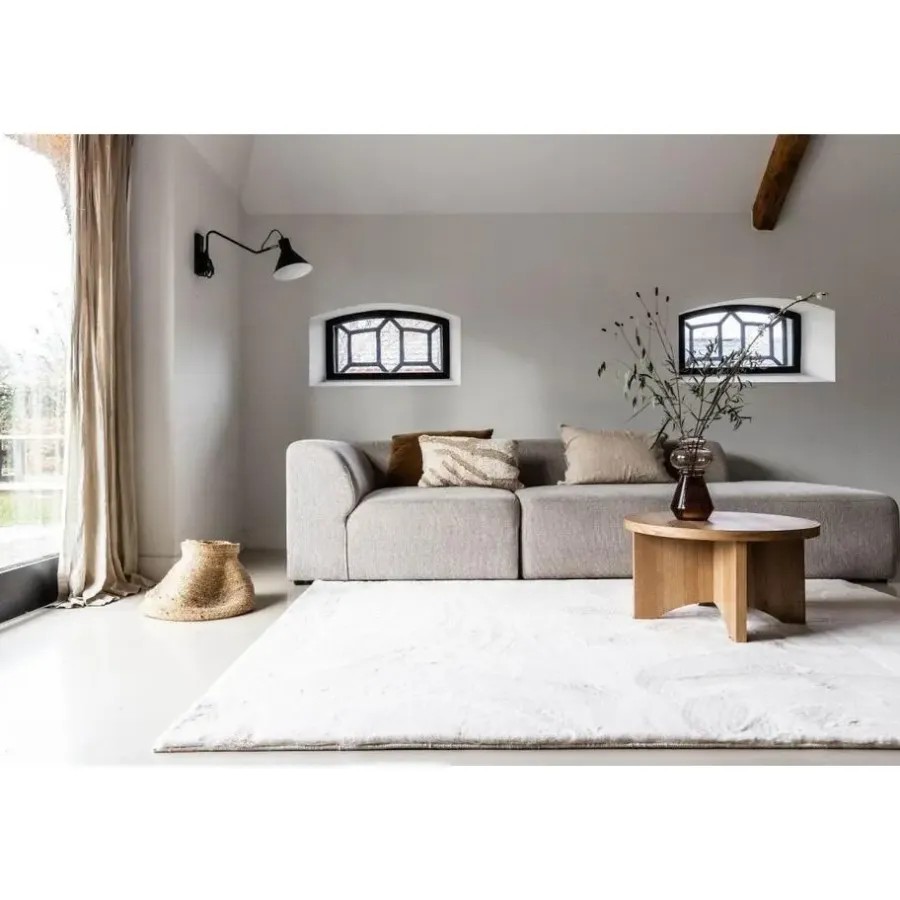 Interieur05 Hoogpolig Vloerkleed Lux Creme - 330 x 240 cm