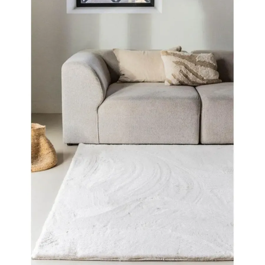 Interieur05 Hoogpolig Vloerkleed Lux Creme - 330 x 240 cm