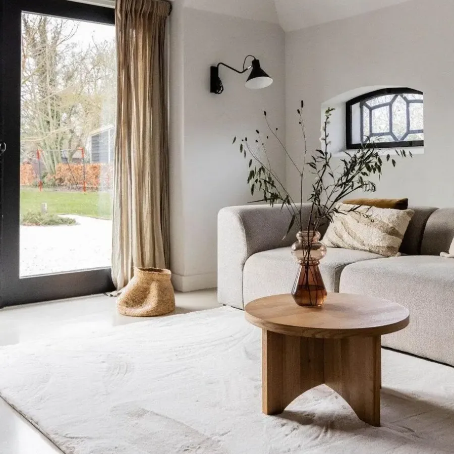 Interieur05 Hoogpolig Vloerkleed Lux Creme - 330 x 240 cm