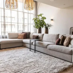 Hoogpolige Vloerkleden-Interieur05 Hoogpolig vloerkleed Fender wit/creme - 340 x 240 cm