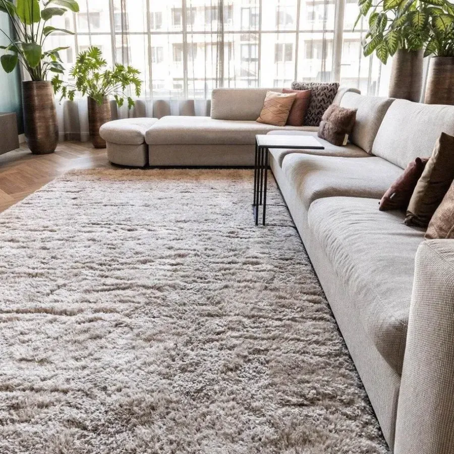 Hoogpolige Vloerkleden-Interieur05 Hoogpolig vloerkleed Fender wit/creme - 340 x 240 cm