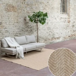 Interieur05 Jute buitenkleed naturel zigzag - 290 x 200 cm
