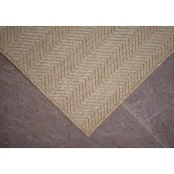 Interieur05 Jute buitenkleed naturel zigzag - 290 x 200 cm