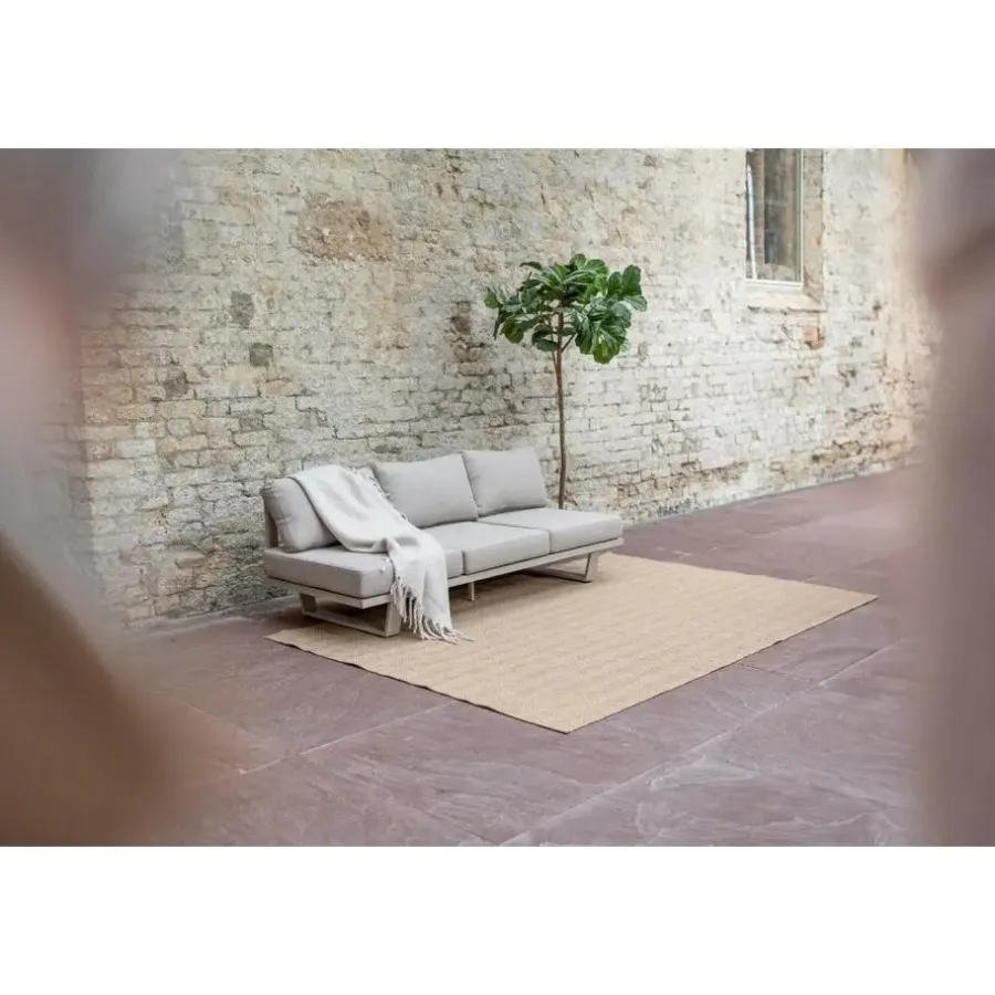 Buiten Vloerkleden|Buiten Vloerkleden-Interieur05 Jute buitenkleed naturel zigzag - 340 x 240 cm
