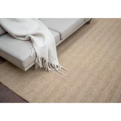 Buiten Vloerkleden|Buiten Vloerkleden-Interieur05 Jute buitenkleed naturel zigzag - 340 x 240 cm