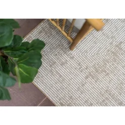 Buiten Vloerkleden|Buiten Vloerkleden-Interieur05 Jute buitenkleed naturel lines - 340 x 240 cm
