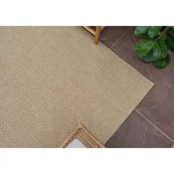 Buiten Vloerkleden|Buiten Vloerkleden-Interieur05 Jute buitenkleed naturel visgraat - 230 x 160 cm