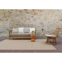 Buiten Vloerkleden|Buiten Vloerkleden-Interieur05 Jute buitenkleed naturel lines - 290 x 200 cm