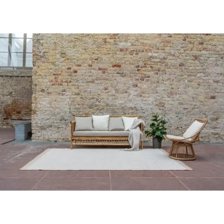 Buiten Vloerkleden|Buiten Vloerkleden-Interieur05 Jute buitenkleed naturel border - 340 x 240 cm