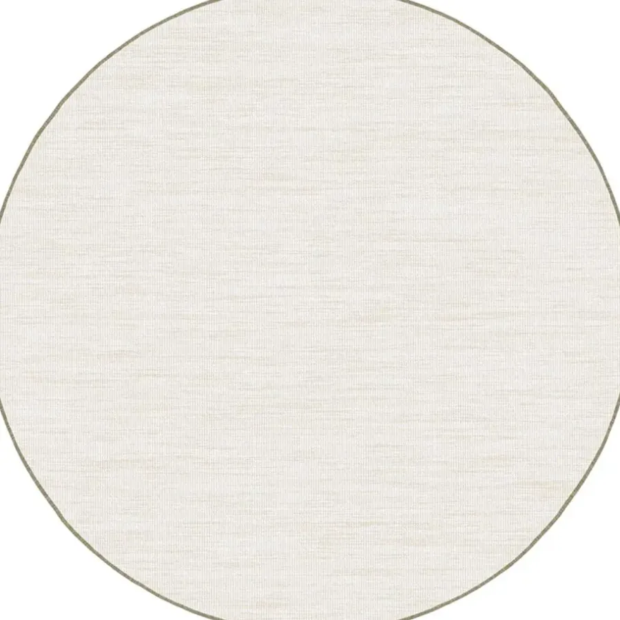 Interieur05 rond buitenkleed linnen Tone - 200 x 200 cm