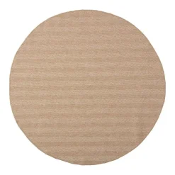 Buiten Vloerkleden|Buiten Vloerkleden-Interieur05 rond buitenkleed jute naturel zigzag - 200 x 200 cm