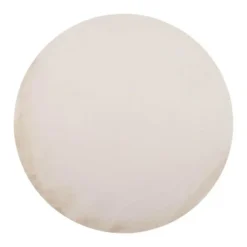 Vloerkleden|Hoogpolige Vloerkleden-Interieur05 Rond Hoogpolig Vloerkleed Lux Creme - 200 x 200 cm