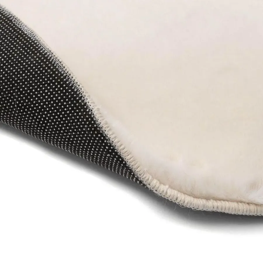 Interieur05 Rond Hoogpolig Vloerkleed Lux Creme - 240 x 240 cm
