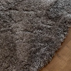 Hoogpolige Vloerkleden|Ronde Vloerkleden-Interieur05 rond vloerkleed Fender grijs/lichtgrijs - 200 x 200 cm