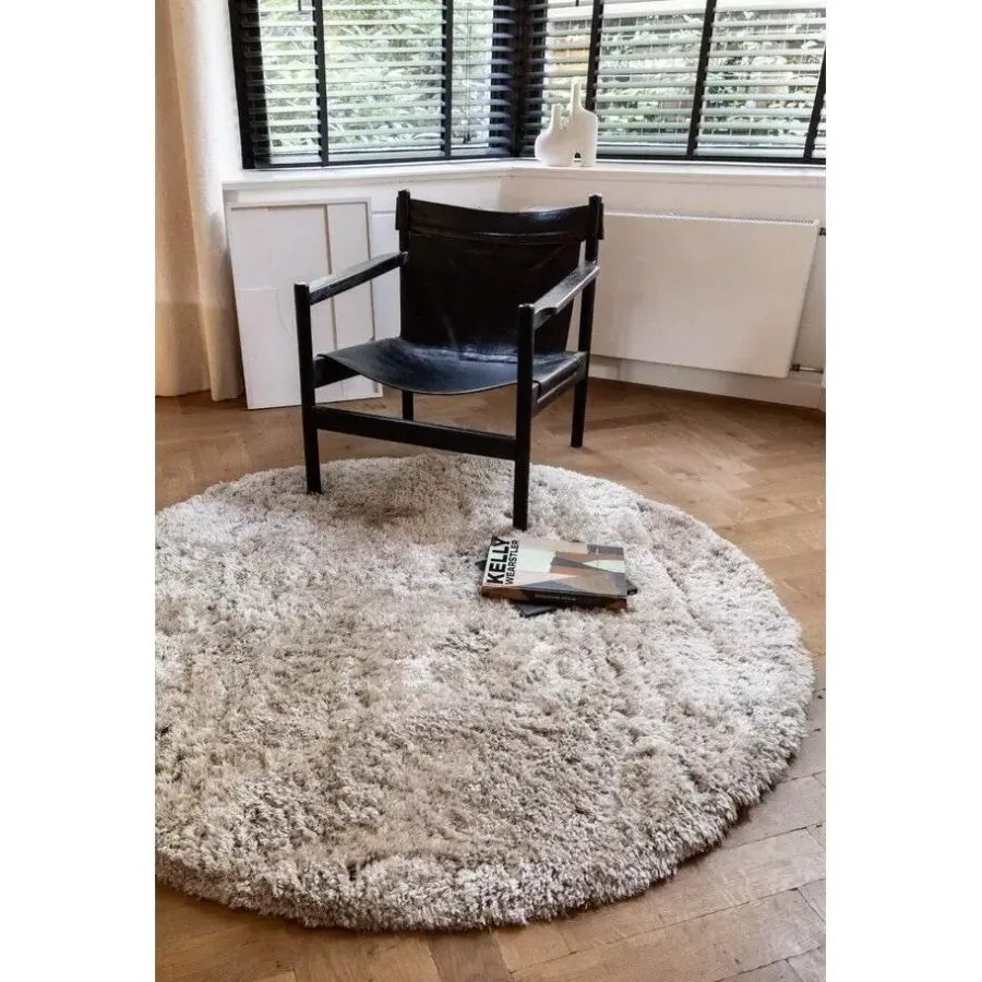 Vloerkleden|Ronde Vloerkleden-Interieur05 rond vloerkleed Fender wit/creme - 200 x 200 cm