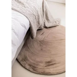 Hoogpolige Vloerkleden|Ronde Vloerkleden-Interieur05 rond vloerkleed Lux beige/taupe - 200 x 200 cm