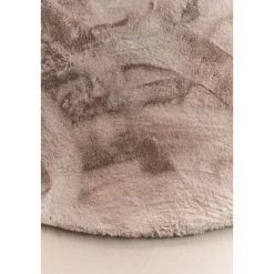 Hoogpolige Vloerkleden|Ronde Vloerkleden-Interieur05 rond vloerkleed Lux beige/taupe - 200 x 200 cm