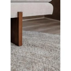 Interieur05 rond vloerkleed Gapo grijs/bruin - 180 x 180 cm