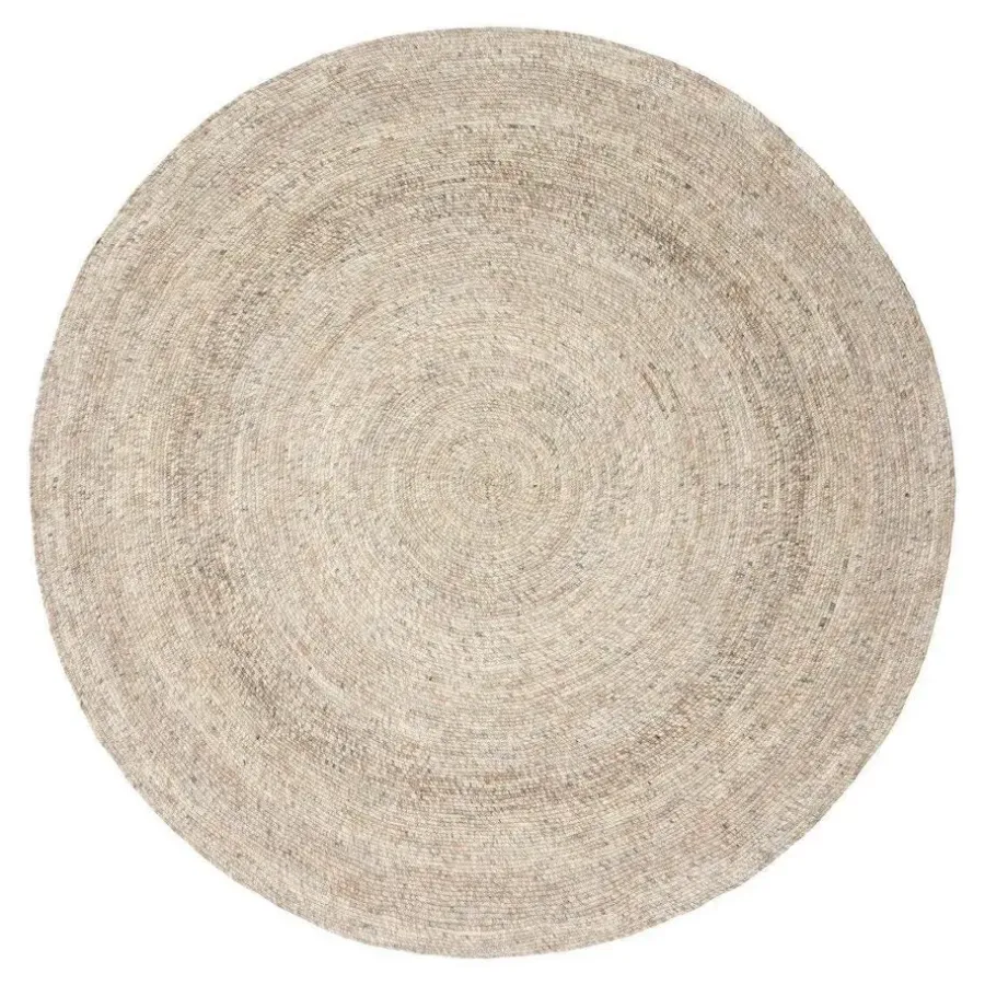 Ronde Vloerkleden-Interieur05 rond vloerkleed Gapo grijs/bruin - 220 x 220 cm