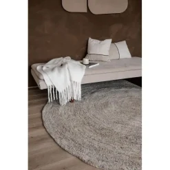 Ronde Vloerkleden-Interieur05 rond vloerkleed Gapo grijs/bruin - 220 x 220 cm