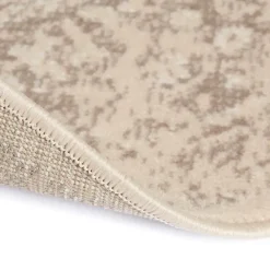 Vloerkleden|Laagpolige Vloerkleden-Interieur05 rond vloerkleed Keshan zand/beige - 160 x 160 cm