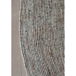 Interieur05 rond vloerkleed Gapo grijs/bruin - 250 x 250 cm