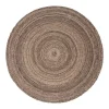 Ronde Vloerkleden-Interieur05 rond vloerkleed Gapo donkerbruin - 150 x 150 cm
