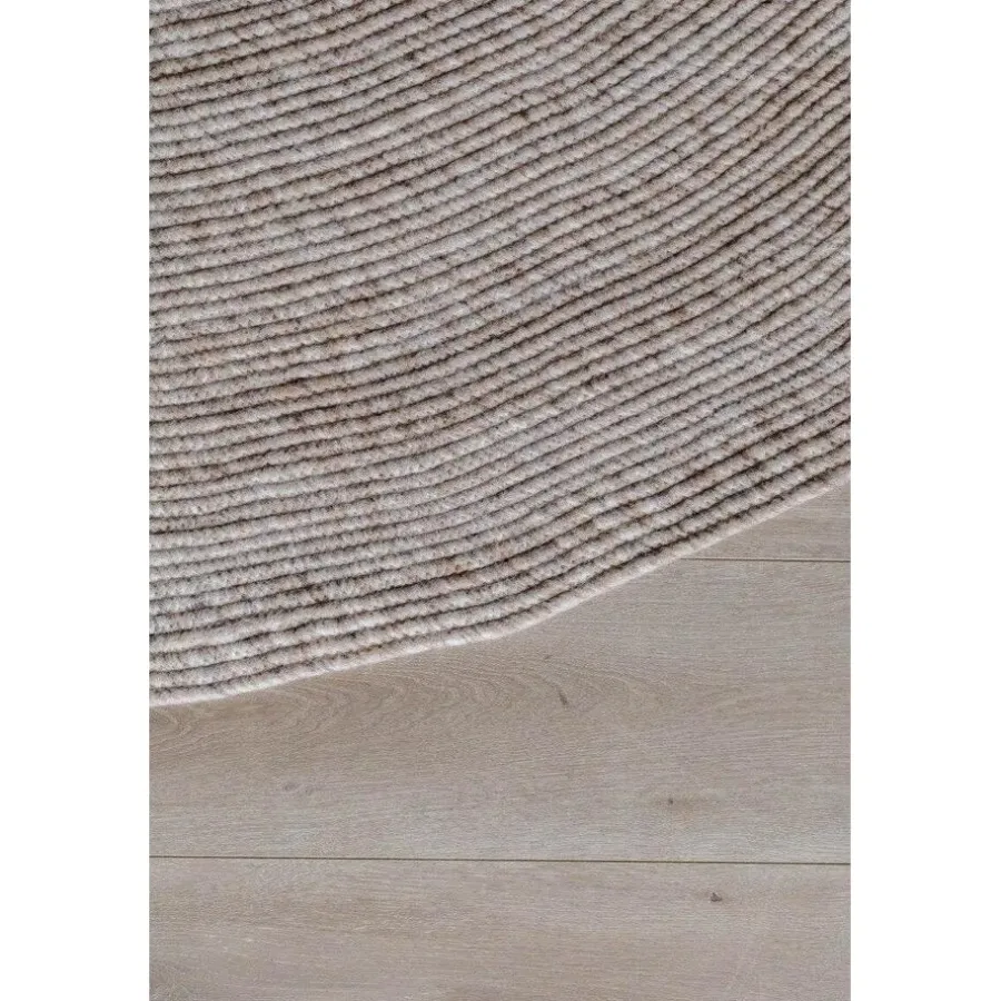 Interieur05 rond vloerkleed Gapo beige - 220 x 220 cm