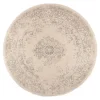 Vloerkleden|Laagpolige Vloerkleden-Interieur05 rond vloerkleed Keshan zand/beige - 190 x 190 cm