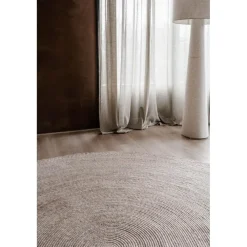 Ronde Vloerkleden-Interieur05 rond vloerkleed Gapo beige - 250 x 250 cm