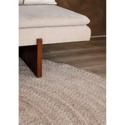 Ronde Vloerkleden-Interieur05 rond vloerkleed Gapo beige - 250 x 250 cm