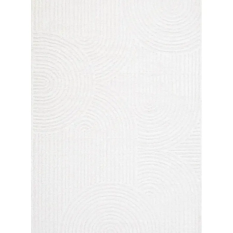 Vloerkleden|Laagpolige Vloerkleden-Interieur05 Scandinavisch Vloerkleed Oskar Creme/Wit - 330 x 240 cm