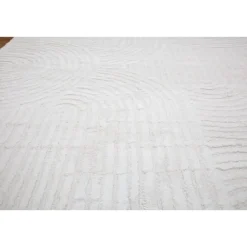 Laagpolige Vloerkleden-Interieur05 Scandinavisch Vloerkleed Oskar Creme/Wit - 235 x 160 cm