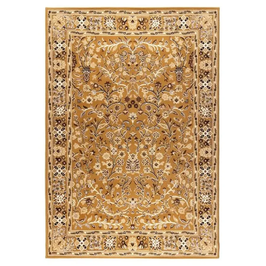 Laagpolige Vloerkleden-Interieur05 vintage Vloerkleed Nazly Geel - 230 x 160 cm