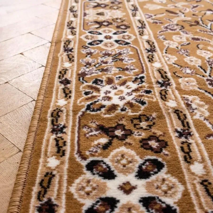 Laagpolige Vloerkleden-Interieur05 vintage Vloerkleed Nazly Geel - 230 x 160 cm