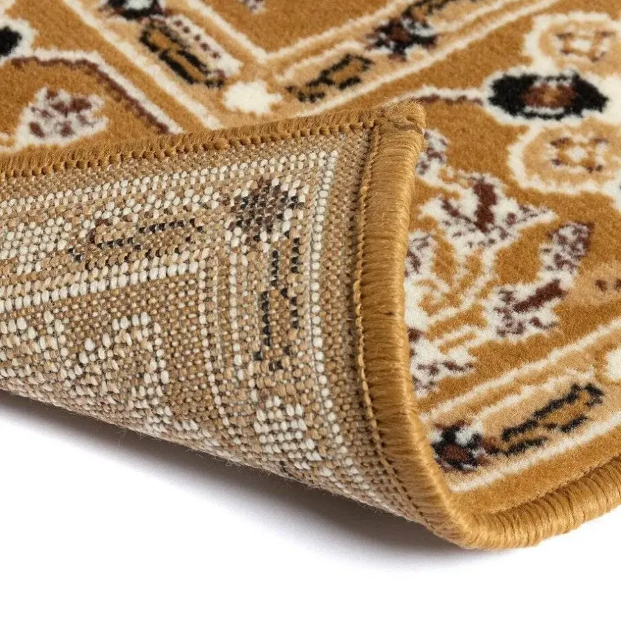 Laagpolige Vloerkleden-Interieur05 vintage Vloerkleed Nazly Geel - 230 x 160 cm