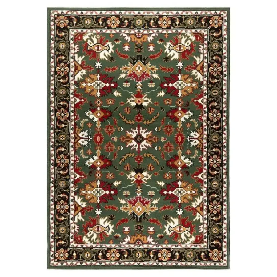 Laagpolige Vloerkleden-Interieur05 vintage Vloerkleed Funda Groen - 230 x 160 cm