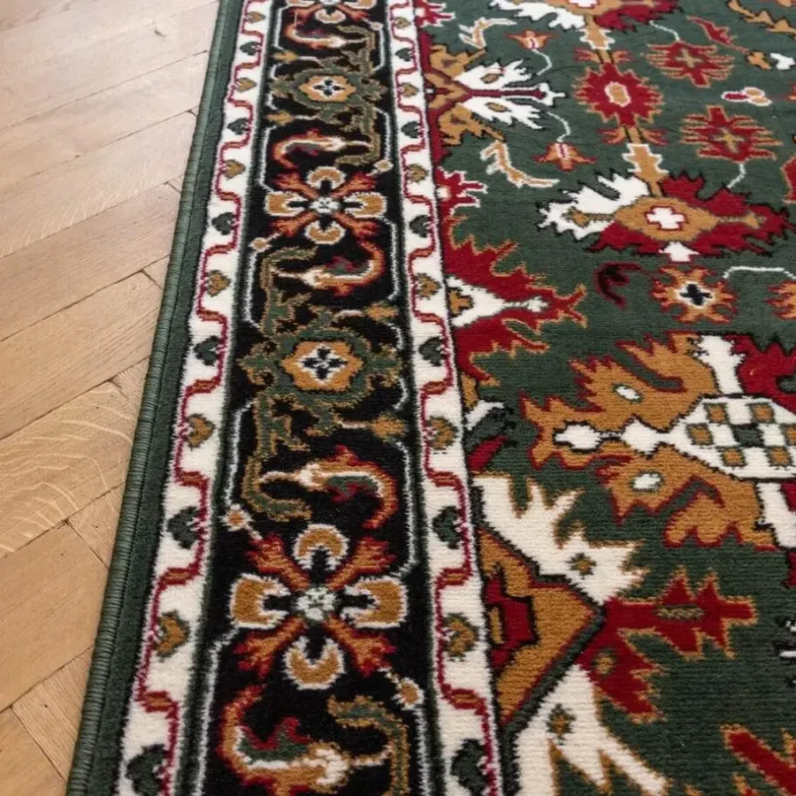 Laagpolige Vloerkleden-Interieur05 vintage Vloerkleed Funda Groen - 230 x 160 cm