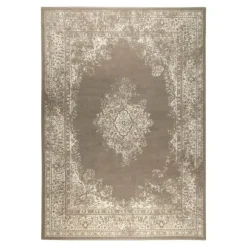 Vloerkleden|Laagpolige Vloerkleden-Interieur05 Vintage Vloerkleed Keshan taupe/Bruin - 190 x 280 cm
