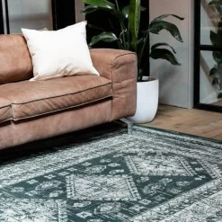 Laagpolige Vloerkleden-Interieur05 Vintage Vloerkleed Aila Groen - 230 x 160 cm