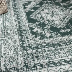 Laagpolige Vloerkleden-Interieur05 Vintage Vloerkleed Aila Groen - 230 x 160 cm